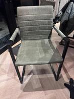 5 Groene Eetkamerstoelen, Huis en Inrichting, Gebruikt, Overige kleuren, Ophalen of Verzenden, Metaal