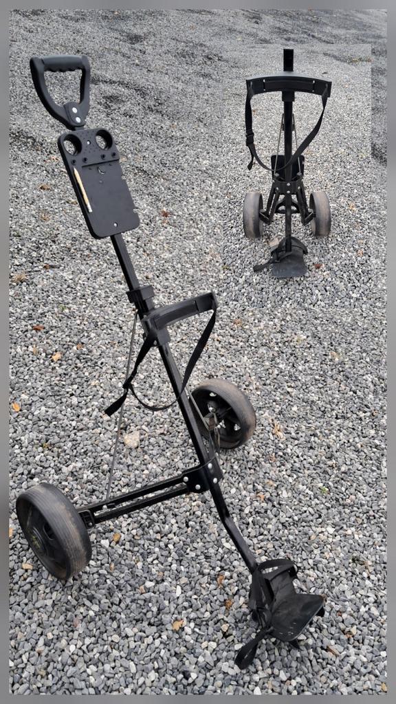 Div Trolleys 2 wielen . Zie fotos, Sport en Fitness, Golf, Gebruikt, Golfkar, Overige merken, Ophalen