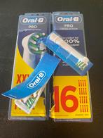 16 Oral-B pro cross action opzetborstels, Sieraden, Tassen en Uiterlijk, Uiterlijk | Mondverzorging, Ophalen of Verzenden, Nieuw