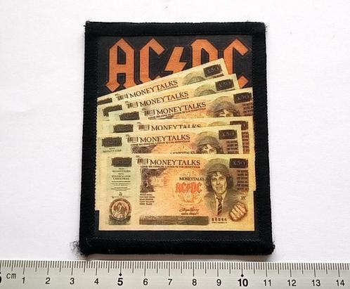 AC/DC Money Talks mooie nieuwe vintage 1988 patch 158, Verzamelen, Muziek, Artiesten en Beroemdheden, Nieuw, Kleding, Verzenden