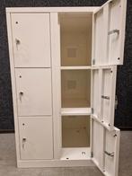 NIEUW Locker - 6 Kluisjes Wit - Cilinderslot, Huis en Inrichting, Kasten | Lockerkasten, Ophalen, Nieuw, Modern