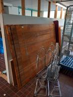 Hardhouten Tafelblad - Hergebruik Project, Doe-het-zelf en Verbouw, Hout en Planken, Ophalen, Gebruikt, 25 tot 50 mm, 200 tot 250 cm