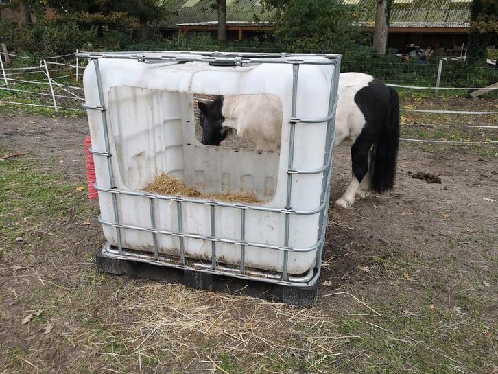 Hooibak, IBC vat, slowfeeder, voerbak, Dieren en Toebehoren, Paarden en Pony's | Overige Paardenspullen, Zo goed als nieuw, Overige soorten