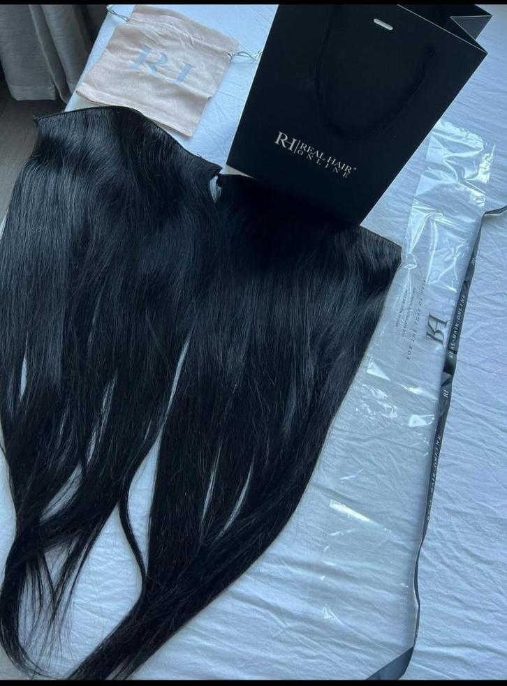 Realhaironline extensions, Sieraden, Tassen en Uiterlijk, Uiterlijk | Haarverzorging, Zo goed als nieuw, Pruik of Haarverlenging