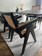 Design Eetkamerstoelen, Huis en Inrichting, Stoelen, Gebruikt, Zwart, Weens design, Ophalen of Verzenden