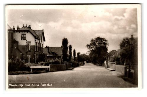 Sint Annaparochie, Westerdijk, Verzamelen, Ansichtkaarten | Nederland, Gelopen, Friesland, 1940 tot 1960, Verzenden