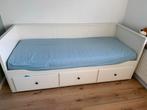IKEA Hemnes bedbank met 3 lades, Eenpersoons, Wit, Ophalen of Verzenden, 80 cm