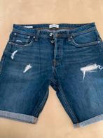Short /korte spijkerbroek Jack &Jones -maat M, Blauw, Ophalen of Verzenden, Zo goed als nieuw, W33 - W34 (confectie 48/50)