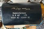 2x Mundorf MCap Supreme Silver Oil MKP 6,8 µF condensator., Overige merken, Gebruikt, Overige typen, Ophalen of Verzenden