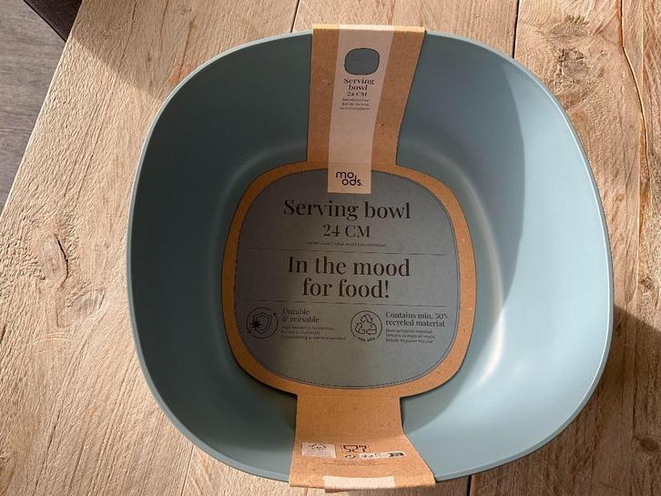 nog 1 Moods serveerschaal 24 cm nieuw in verpakking, Huis en Inrichting, Keuken | Servies, Nieuw, Schaal of Schalen, Overige stijlen