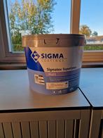 Nieuw!!! 10 ltr sigma tex matt ncs s 20-20y, Doe-het-zelf en Verbouw, Verf, Beits en Lak, 5 tot 10 liter, Geel, Ophalen of Verzenden