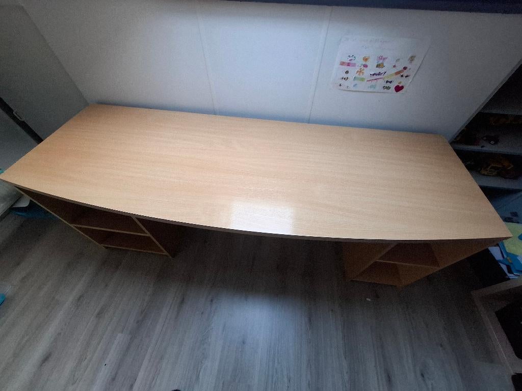 Bureau eikenhout, Huis en Inrichting, Bureaus, Ophalen, Gebruikt, Bureau