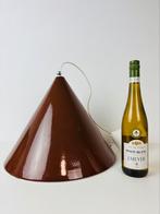 Zeer grote antieke emaille hanglamp, Ophalen of Verzenden