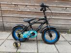 Batman Kinderfiets met zijwieltjes 12 inch, Ophalen of Verzenden, Gebruikt, Batman
