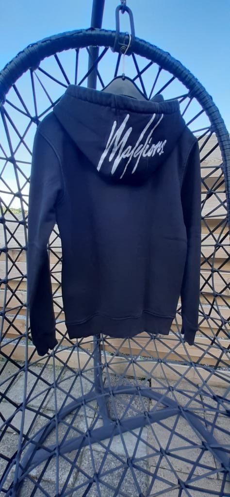 Zwart witte trui / hoodie van Malelions maat XS !, Kleding | Heren, Truien en Vesten, Zo goed als nieuw, Maat 46 (S) of kleiner