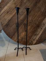 Smeedijzeren Kandelaars - Set van 2, Huis en Inrichting, Woonaccessoires | Kandelaars en Kaarsen, Ophalen, Gebruikt, 50 tot 75 cm