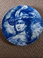 Delfsblauw bord, La Louviere voor Boch bij Delft, Antiek en Kunst, Antiek | Wandborden en Tegels, Ophalen of Verzenden