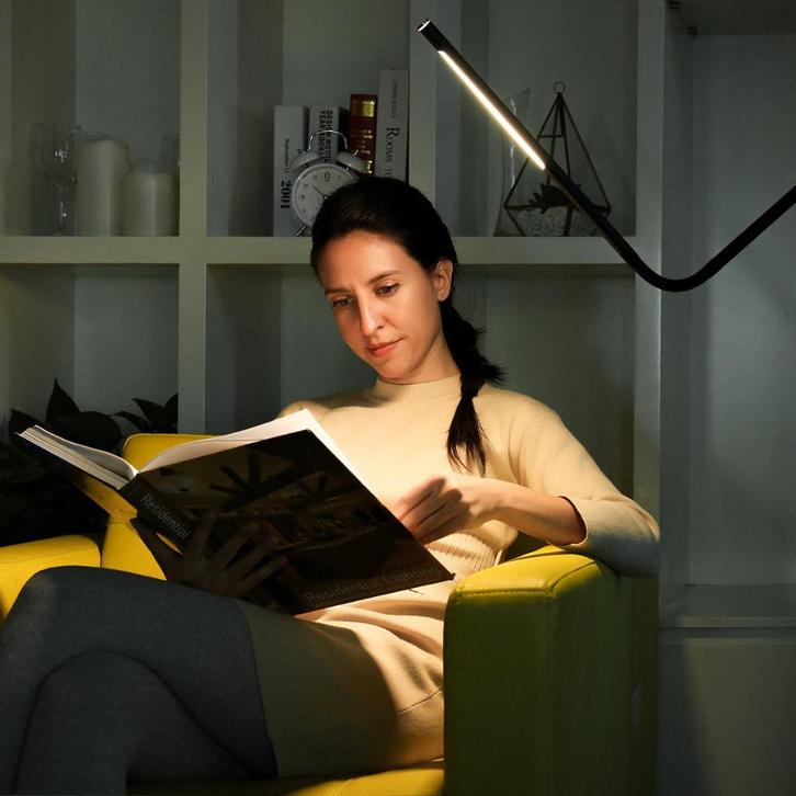 Dimbare Staande LED-Lamp Vloerlamp Staande Lamp Incl. RC, Huis en Inrichting, Lampen | Vloerlampen, Nieuw, Ophalen of Verzenden