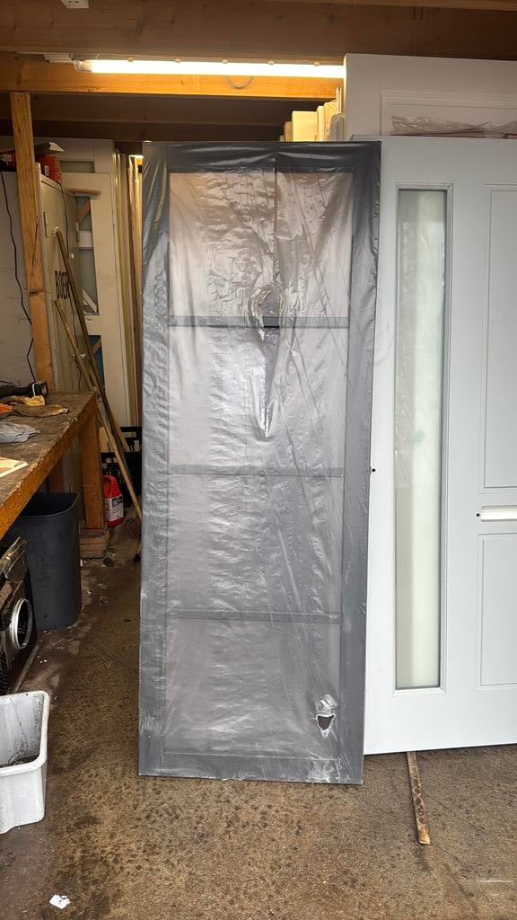 Stompe steellook deur 73x201.5 cm blank glas nr 296, Ophalen, Minder dan 80 cm, Binnendeur, Nieuw