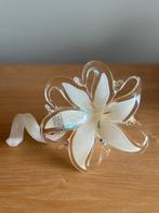 Italiaans Murano glas bloem ornament 17 cm, Ophalen of Verzenden, Zo goed als nieuw