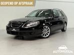 Saab 9-5 Estate 2.0t Vector Sport AUT HIRSCH LEDER XENON PDC, Auto's, Saab, Zwart, 4 cilinders, 150 pk, Zwart