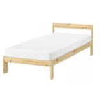 Bed and Mattress, Huis en Inrichting, Slaapkamer | Bedden, Ophalen, Gebruikt, 90 cm, Eenpersoons