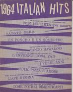 Mu86 bladmuziek: italiaanse hit uit 1964 oa non ho léta, Ophalen of Verzenden, Gebruikt, Artiest of Componist, Klassiek