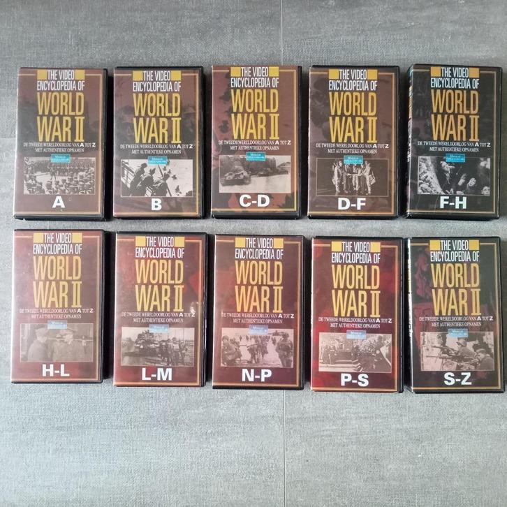 Complete WO 2 videobanden, Cd's en Dvd's, VHS | Film, Zo goed als nieuw, Nederlandstalig, Alle leeftijden, Ophalen of Verzenden