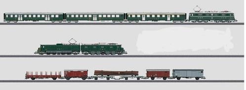 Marklin Treinen uit de set 29814 Zwitserland Digitaal Geluid, Hobby en Vrije tijd, Modeltreinen | H0, Zo goed als nieuw, Treinset