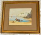 Grote aquarel  ---   R. Raymond, Ophalen