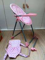 Poppenkinderstoel, schommelstoel & wipper in 1 + draagzak, Kinderen en Baby's, Speelgoed | Poppen, Ophalen, Gebruikt, Babypop