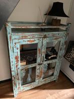 Vitrine kast, Ophalen, 50 tot 100 cm, Zo goed als nieuw, Minder dan 100 cm
