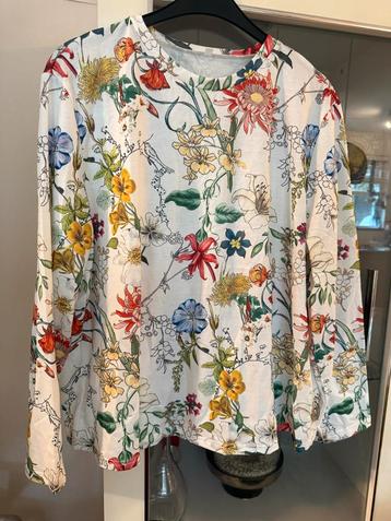 Bloemenprint Trui - Maat 50 nieuw Chic me beschikbaar voor biedingen