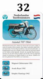 Verzamelkaartje 32 bromfiets amstel 707 ( 1964 ), Ophalen of Verzenden, Zo goed als nieuw, Auto's