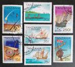 TANZANIA - serie Ontdekking van Amerika 1992, Postzegels en Munten, Postzegels | Afrika, Verzenden, Tanzania, Gestempeld