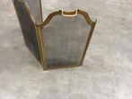 Haardscherm - Messing Frame, flexibel, Ophalen of Verzenden, Gebruikt, Houthaard