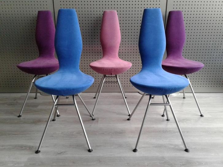 Set van 5x Stokke (Variér) Date (3 Kleuren), Heel Mooi!, Huis en Inrichting, Stoelen, Zo goed als nieuw, Vijf, Zes of meer stoelen