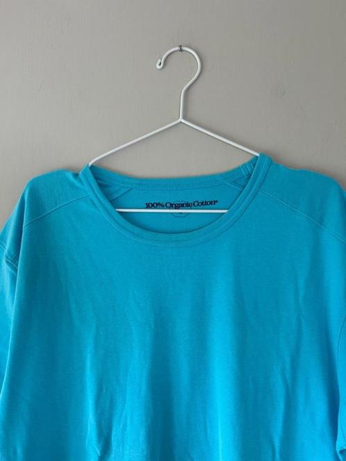 Blauw shirt ronde hals maat XL, Kleding | Heren, T-shirts, Zo goed als nieuw, Maat 56/58 (XL), Blauw, Verzenden