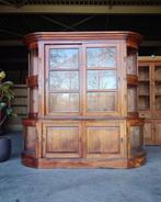 Antieke Organische winkelkast | Museumkast halfrond #2708, Antiek en Kunst, Antiek | Meubels | Kasten, Ophalen of Verzenden