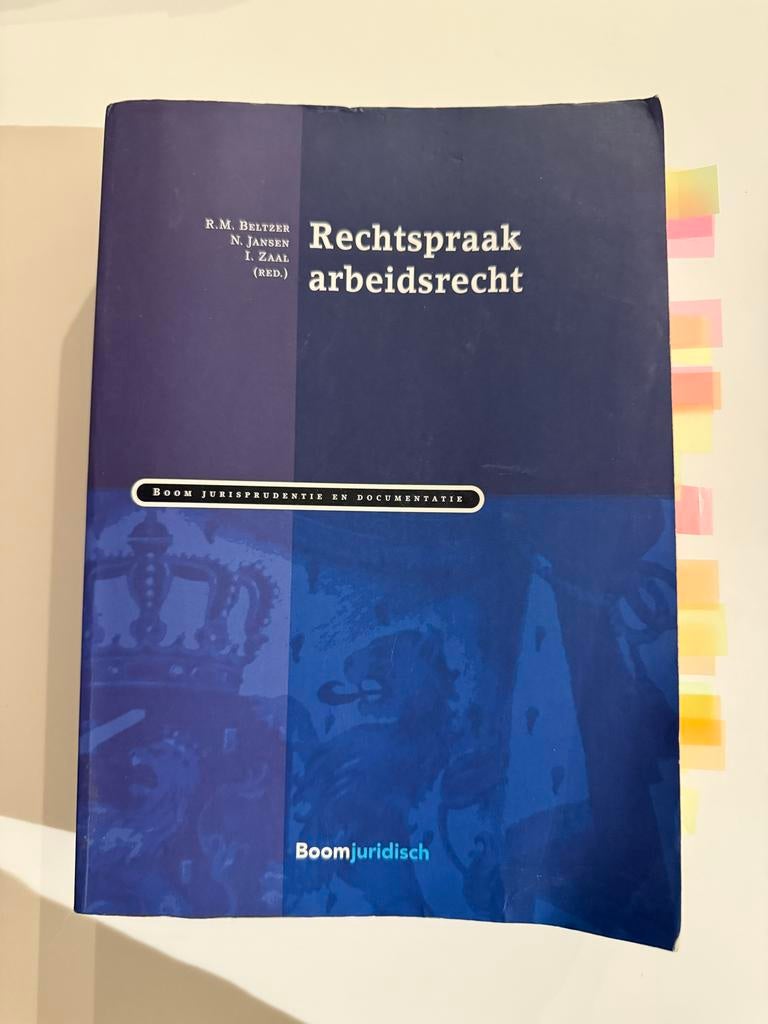 Rechtspraak Arbeidsrecht 2016 - Boom Juridisch, Boeken, Ophalen of Verzenden, Gamma, Gelezen, HBO
