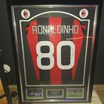 Ronaldinho AC Milan Gesigneerd Shirt - PSA DNA Certificaat, Sport en Fitness, Voetbal, Maat L, Ophalen of Verzenden, Nieuw, Shirt