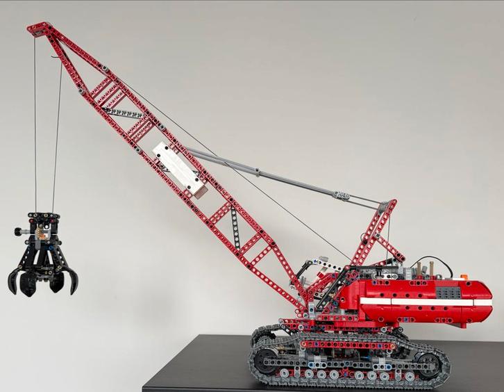 Lego Technic 42042 Crawler Crane - Zeer Gedetailleerd!, Kinderen en Baby's, Speelgoed | Duplo en Lego, Zo goed als nieuw, Lego