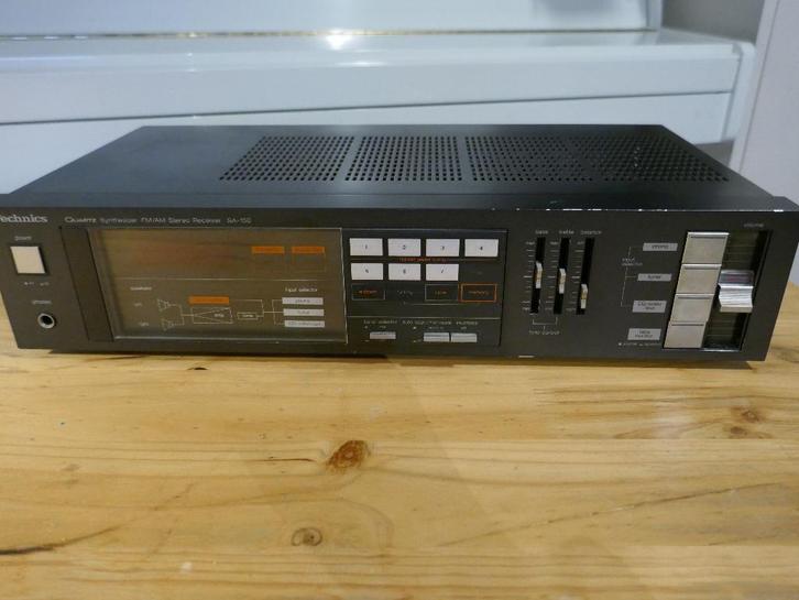 Technics SA-150 Quartz Synthesizer FM/AM Stereo Receiver, Audio, Tv en Foto, Versterkers en Receivers, Gebruikt, Stereo, Minder dan 60 watt
