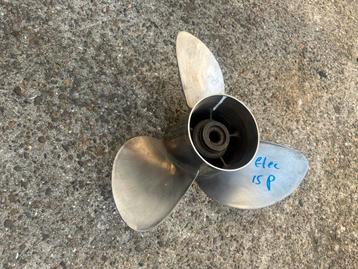 Rvs propeller Evinrude / Johnson 40-115 pk beschikbaar voor biedingen