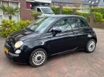 Fiat 500 1.2 AUT 51KW 2010 Zwart, Auto's, Fiat, Origineel Nederlands, Te koop, Benzine, 4 stoelen