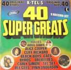 LP - Various ‎– K-Tel's 40 Super Greats, Cd's en Dvd's, Vinyl | Verzamelalbums, Ophalen of Verzenden, Gebruikt, 12 inch, Pop