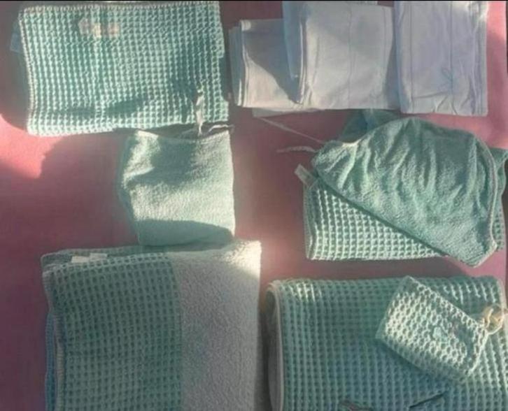 Groot pakket Koeka mintgroen., Kinderen en Baby's, Badjes en Verzorging, Zo goed als nieuw, Overige typen, Ophalen of Verzenden