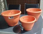 Elho 40 cm doorsnede 10 ps, Tuin en Terras, Bloempotten, Kunststof, Rond, Ophalen of Verzenden, Zo goed als nieuw