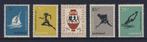 Postfris, Olympische Spelen 1956 NVPH 676/680, Verzenden, Na 1940, Postfris