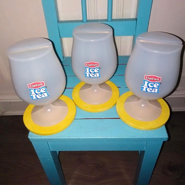 Lipton Ice Tea merchandise: roerstaafjes, menukaarthouders, Verzamelen, Merken en Reclamevoorwerpen, Zo goed als nieuw, Gebruiksvoorwerp